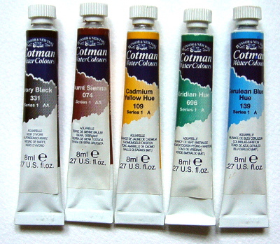 learn watercolour tutorial, water colour paints